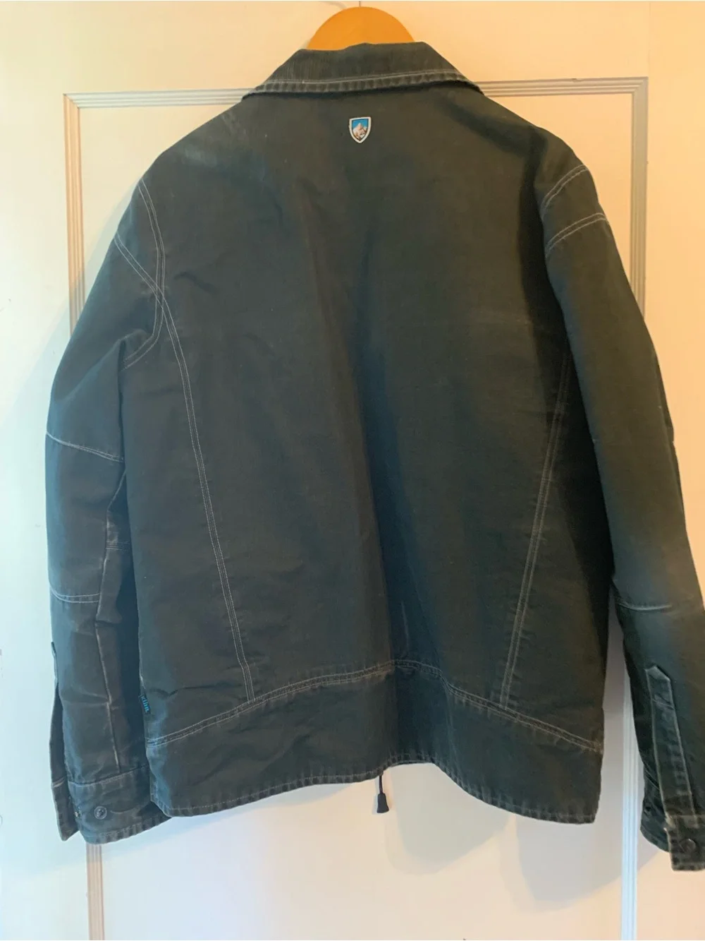 Kuhl Men's Black Canvas Zip Jacket